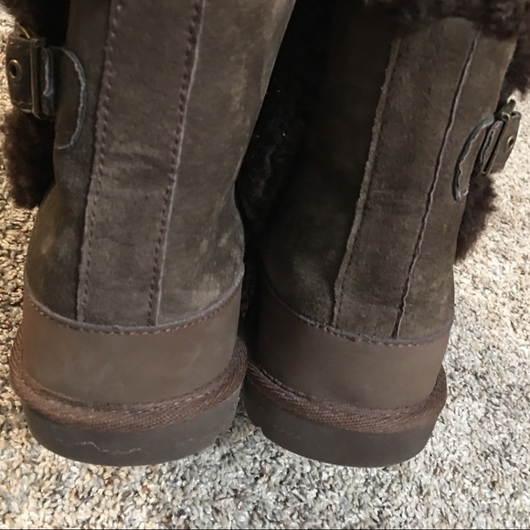 Lamo Brown Suede Winter Boots - Picture 6 of 9
